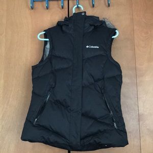 Black Columbia Puffy Vest
